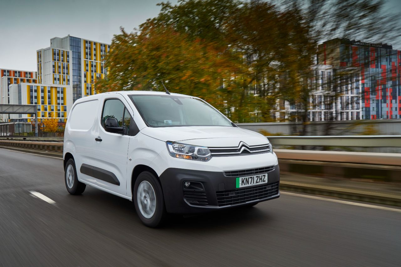 citroen, e-berlingo, van, electric, electric van, white